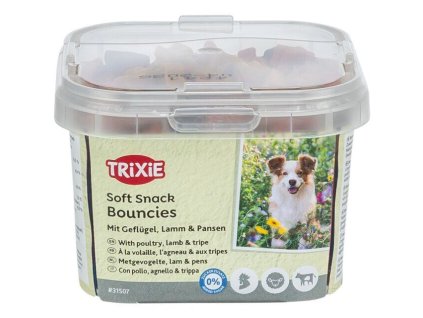 Soft Snack BOUNCIES Miniwürfel aus Huhn, Lamm, Kutteln 140 g