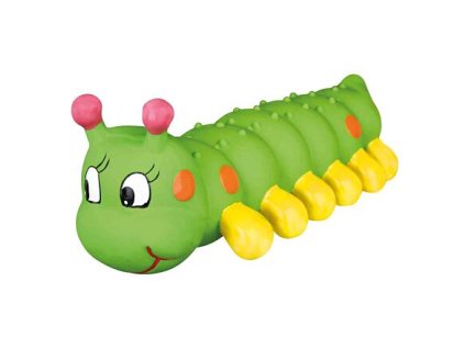 Sâu bướm khổng lồ cao su 26 cm, màu xanh lá cây