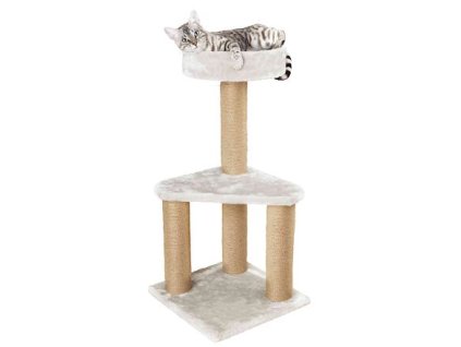 Scratching board IVAN 82 cm, light gray