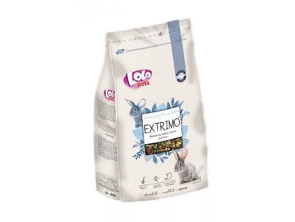 Thức ăn hoàn chỉnh EXTRIMO cho thỏ đựng trong túi có khóa kéo 750 g