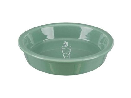 Ceramic bowl with carrot motif for rabbits 200 ml/14 cm