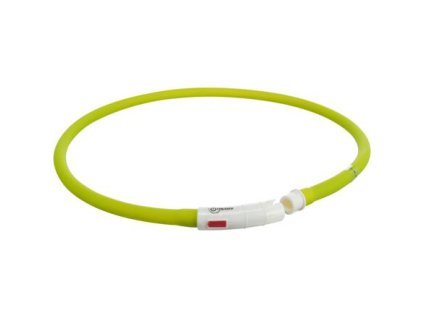 Flash USB luminous collar XS-XL 70 cm / 10 mm, green (RP 2.10 CZK)