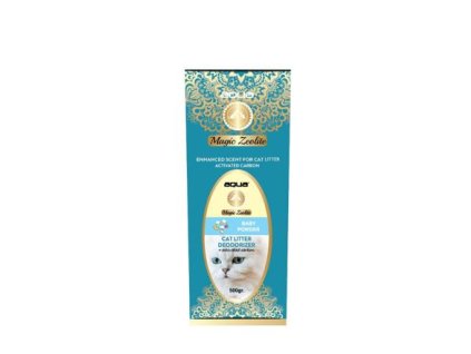 AQUA Magic Zeolite BABY POWDER - granulated deodorant for cat toilets, 500 g