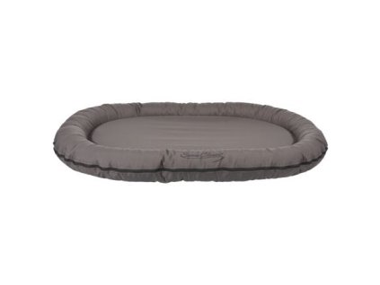 STRONG Edition SAMOA oval pillow with edge, 80 x 60 cm, gray