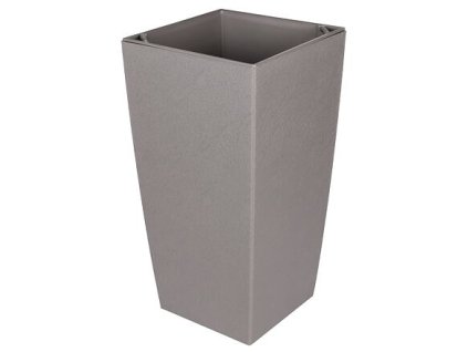 Chậu hoa trang trí Eliot Stone 25 x 46 cm màu xám gói 1 cái