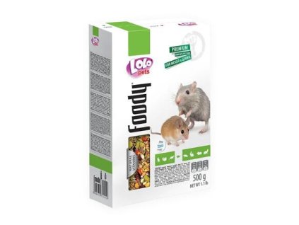 Thức ăn hoàn chỉnh cho chuột LOLO Foody hộp 500 g