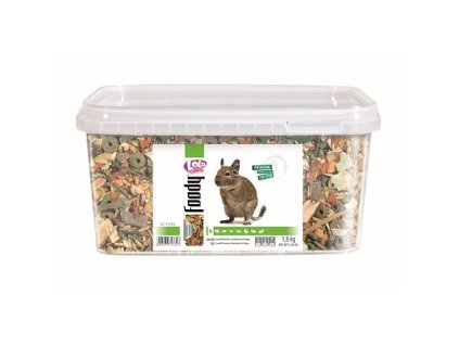 LOLO Foody kompletné krmivo pre osmákov 1,8 kg kýblik