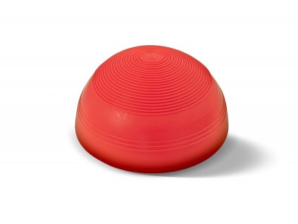 LEDRAGOMMA TONKEY Balančná pologuľa HALF BALL 14 cm - červená