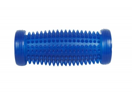 YATE Wałek do masażu z kolcami 15 cm pusty z otworem w kolorze niebieskim