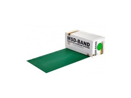 MSD BAND MSD-BAND Übungsband, 5,5 m starr, grün (Box)