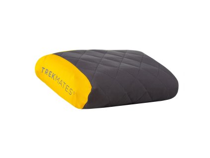 TREKMATES SOFT TOP Kissen – aufblasbar, grau/gelb