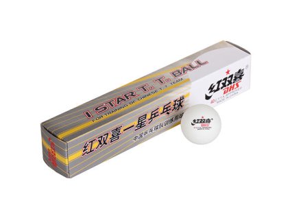 Star 1 Tischtennisbälle 1 Star weiß Packung à 6 Stück