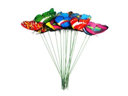 Butterfly zahradní dekorace 50 ks balení 1 sada