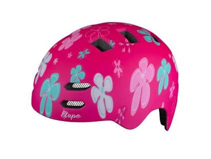 Mũ bảo hiểm đi xe đạp trẻ em Buddy quần áo màu hồng bạc hà cỡ XS-S