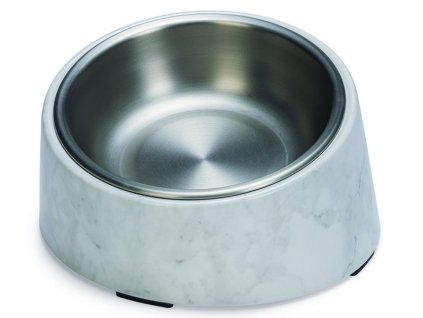 Designed by Lotte Vita Designova miska pro kocky Vzor bily mramor 160ml 0612202413524167078