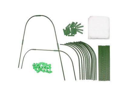 Plant Hoop structure for plant protection with net 2.5 x 7.5 m packaging 1 set