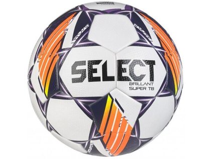 FB Brillant Super TB Fußball weiß-lila Ballgröße #5
