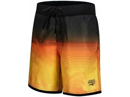 Quần bơi nam Nolan Quần áo màu đen-cam Size L