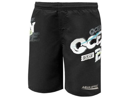 Quần bơi trẻ em David màu đen size 7-8