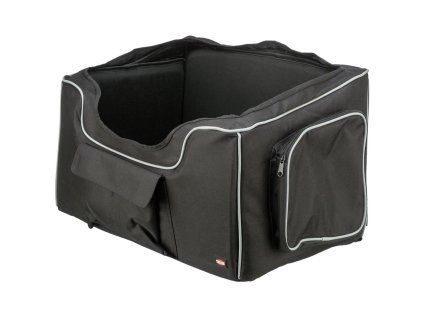 Autositz 56 x 37 x 36 cm, schwarz/grau