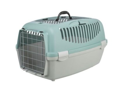 Transport box CAPRI 3 Open Top, S: 40 x 38 x 61 cm, hinged opening, light grey/sage