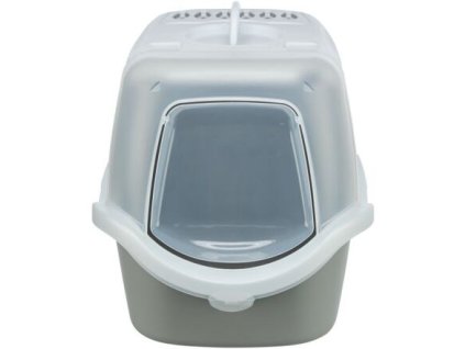 Bồn cầu VICO Open TOP 40 x 40 x 56 cm, có bản lề, có bộ lọc, muỗng, xám nhạt/trắng