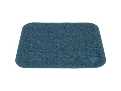 Thảm trước toilet cho mèo 37 x 45 cm, PVC, màu xanh