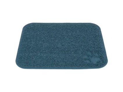 Thảm trước toilet cho mèo 37 x 45 cm, PVC, màu xanh