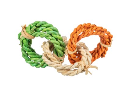 Ringe - Naturspielzeug für Nagetiere 6 x 15 cm, Maisblätter