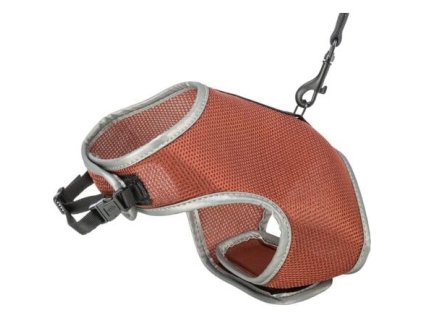 Harness VESTA with leash for a cat 24-42 cm/1.20 m, rusty