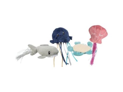 Sea Animal - sea animals with catnip, 5-8 cm, various species