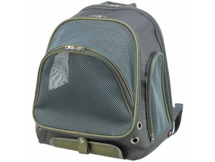 Transportní batoh LYLA, 34 x 22 x 42 cm, do 8 kg, nylon, šedá/modrá
