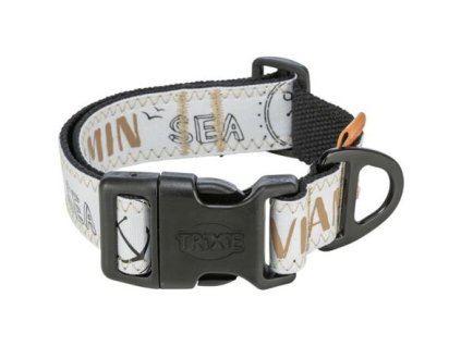 BE NORDIC obojek extra široký, černá (Provedení M-L: 40-60 cm/ 38 mm)