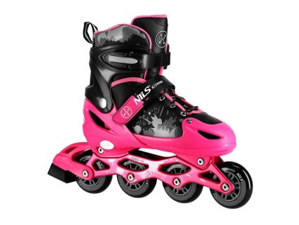 Kolečkové brusle NILS Extreme NA18137A Roxy růžové (Velikost S(31-34))
