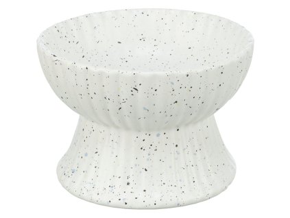 Erhöhte Keramikschale, 0,2 l / 13 cm, weiß geglüht