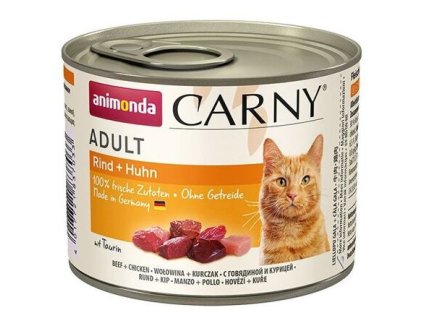 Đồ hộp ANIMONDA CARNY Người lớn - thịt bò, thịt gà 200g