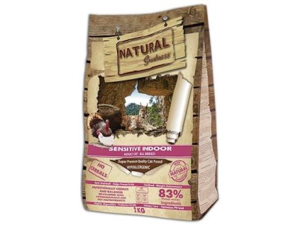 Công thức dành cho mèo trong nhà nhạy cảm Natural Greatness/gà, gà tây/ 2kg