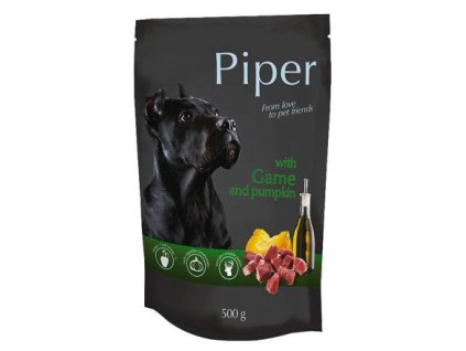 NEW PIPER se zvěřinou a dýní, kapsička pro psy 500 g