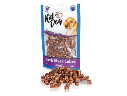 KIDDOG mini kostičky z jehněčího masíčka 80 g