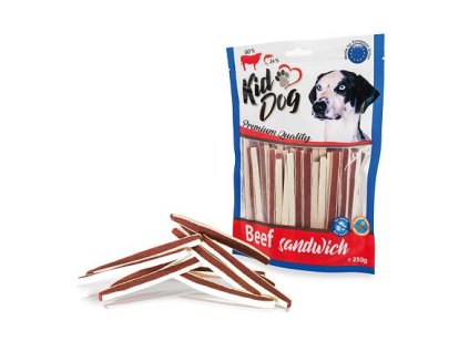 KIDDOG beef sandwich with cod 250 g