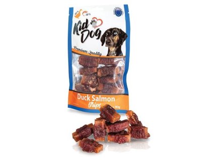 Cá hồi bọc thịt vịt KIDDOG 80 g