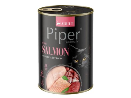 Thức ăn đóng hộp PIPER CAT cho mèo vị cá hồi 400g