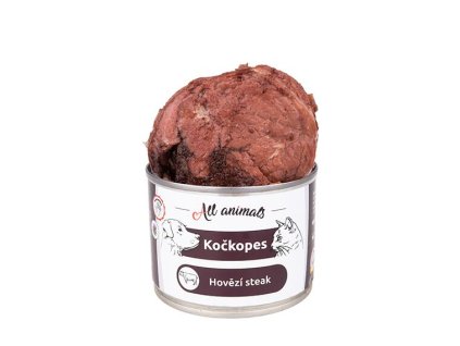 TẤT CẢ CÁC ĐỘNG VẬT Bò bít tết, đóng hộp cho chó, 200 g