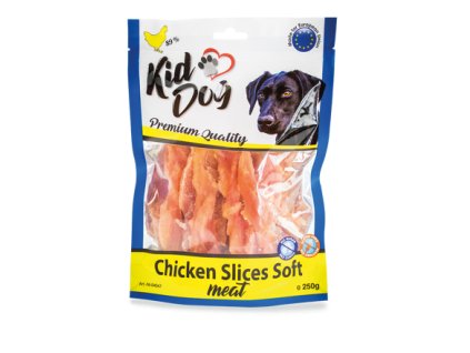 KIDDOG chicken slice, soft meat 250 g