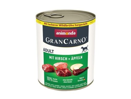 GRNCARNO Người lớn - với thịt nai và táo 800 g