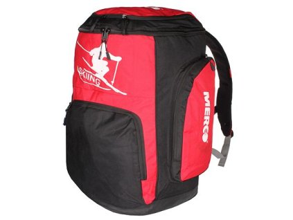 Skiboot Bag bag for helmet and ski boots black-red package 1 pc