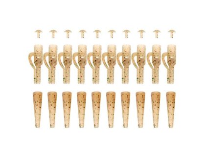 Kẹp chì nặng ngụy trang kèm móc treo chì 10 chiếc gói 1 bộ