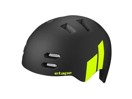 Buddy detská cyklistická helma čierna-žltá veľkosť oblečenia XS-S