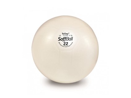 LEDRAGOMMA TONKEY SOFFBALL Maxafe míč 22 cm, smetanová, krabička