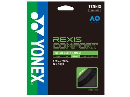 Tenisový výplet YONEX REXIS COMFORT 130 - 200 m (Barva bílá)